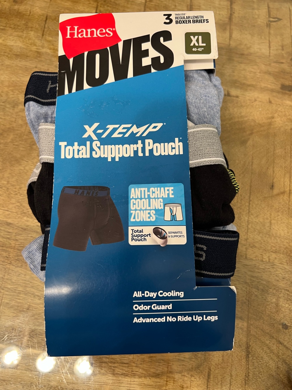 Hanes Men's Boxer Briefs - Black and Gray Multi-Pack